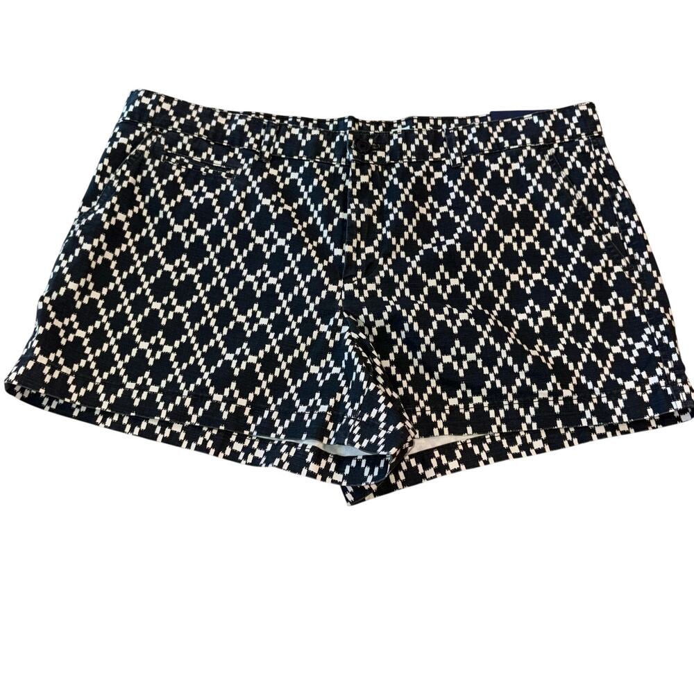 Gap Diamond Geometric Print Festival Casual Summer Shorts Size 14 NWT